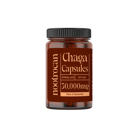 Nootrocan 45000mg Nootropic Vegan Mushroom Capsules - 90 Caps - THWC Ltd