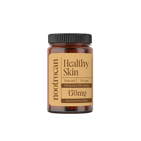 Nootrocan 450mg Full Spectrum CBD Capsules & Mushroom Oil - 30 Caps - THWC Ltd