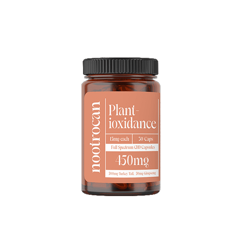 Nootrocan 450mg Full Spectrum CBD Capsules & Mushroom Oil - 30 Caps - THWC Ltd
