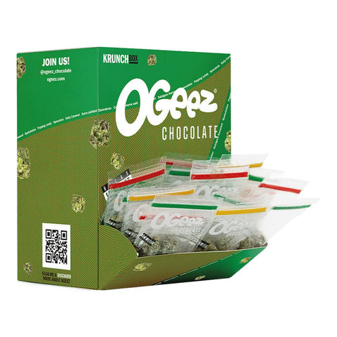 Ogeez Krunchbox Cannabis Shaped Chocolate - 10g Bag - Various Flavours - THWC Ltd