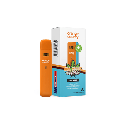 Orange County 750mg CBD Disposable Vape Pen 1ml - THWC Ltd