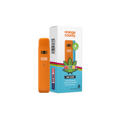 Orange County 750mg CBD Disposable Vape Pen 1ml - THWC Ltd