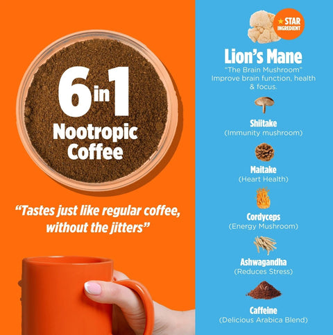 Orange County "Brain Food" Mushroom Coffee Drink (Sample Size) - THWC Ltd