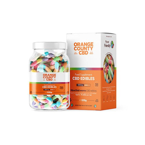 Orange County CBD 3200mg Gummies - Large Pack - THWC Ltd