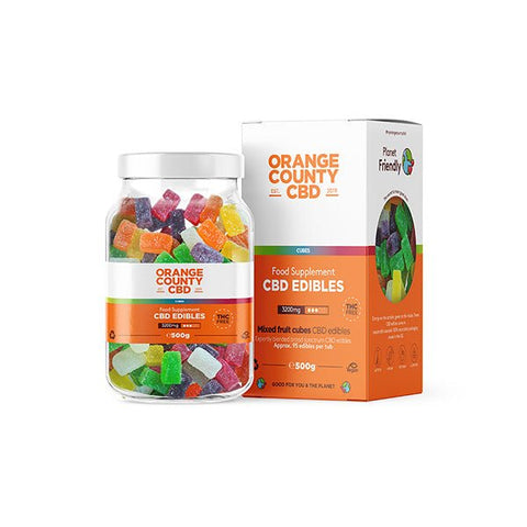 Orange County CBD 3200mg Gummies - Large Pack - THWC Ltd