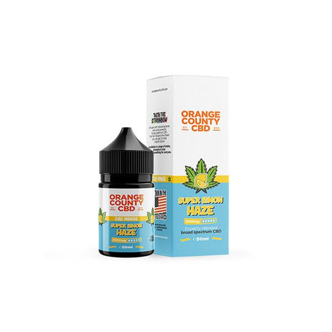 Orange County CBD Cali Range 2500mg CBD 50ml E - liquid (60VG/40PG) - THWC Ltd