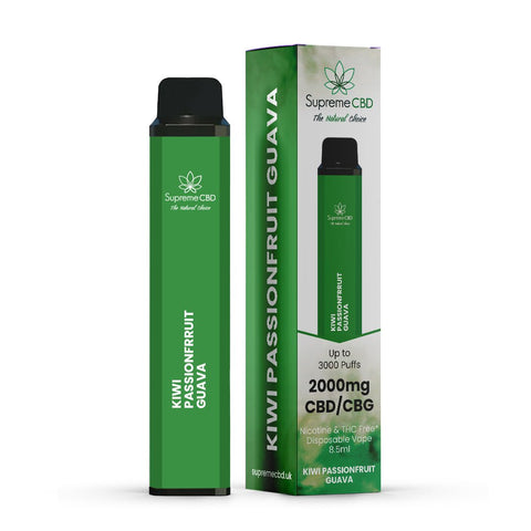 Supreme CBD 2000mg Disposable Vape - Various Flavours - THWC Ltd
