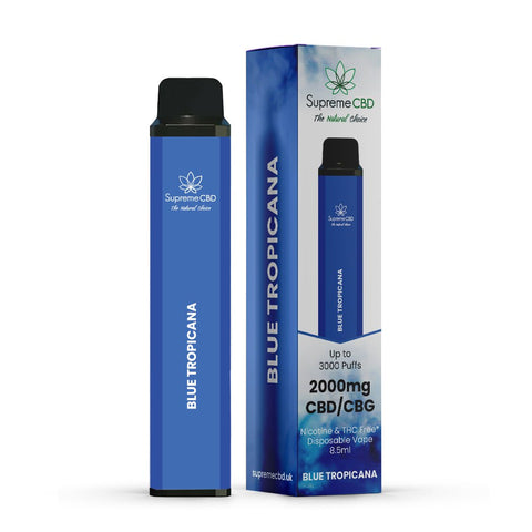 Supreme CBD 2000mg Disposable Vape - Various Flavours - THWC Ltd