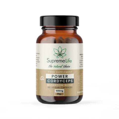 Supreme CBD Cordyceps Vegan Capsules - Power - THWC Ltd