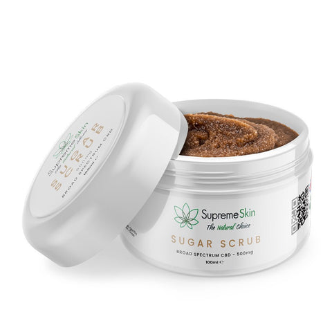 Supreme CBD Sugar Scrub Exfoliant - Various Strengths - THWC Ltd
