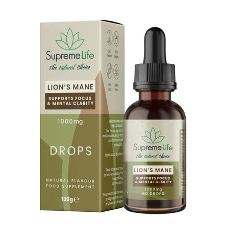 Supreme Life Lions Mane Drops - 60ml - THWC Ltd