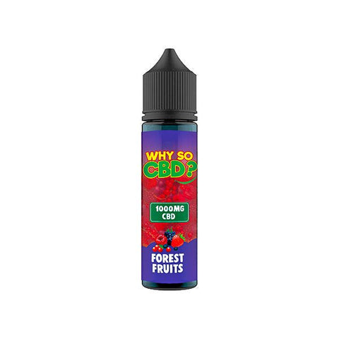 Why So CBD? 1000mg Full Spectrum CBD E - liquid 60ml - THWC Ltd