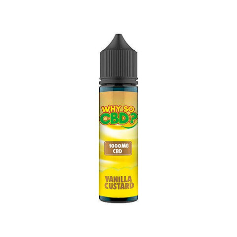 Why So CBD? 1000mg Full Spectrum CBD E - liquid 60ml - THWC Ltd