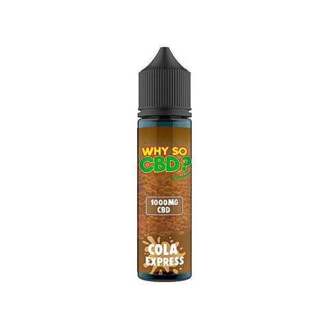 Why So CBD? 1000mg Full Spectrum CBD E - liquid 60ml - THWC Ltd
