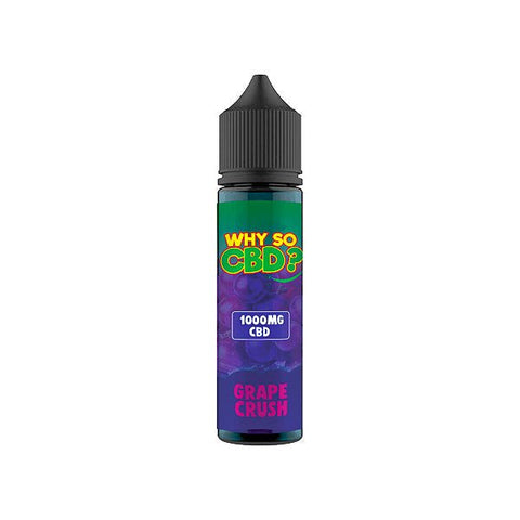 Why So CBD? 1000mg Full Spectrum CBD E - liquid 60ml - THWC Ltd