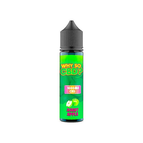 Why So CBD? 1000mg Full Spectrum CBD E - liquid 60ml - THWC Ltd