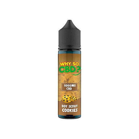Why So CBD? 1000mg Full Spectrum CBD E - liquid 60ml - THWC Ltd