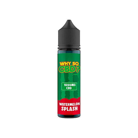 Why So CBD? 1000mg Full Spectrum CBD E - liquid 60ml - THWC Ltd
