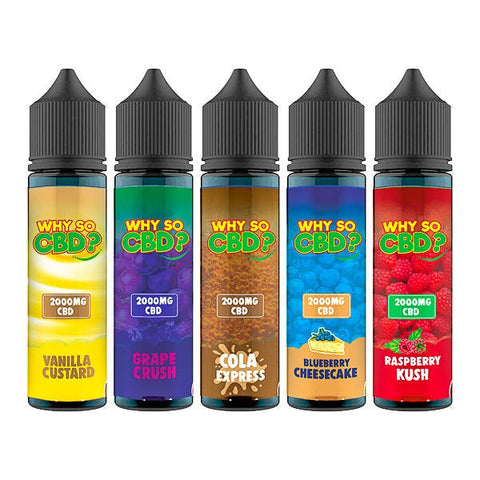 Why So CBD? 2000mg Full Spectrum CBD E - liquid 60ml - THWC Ltd