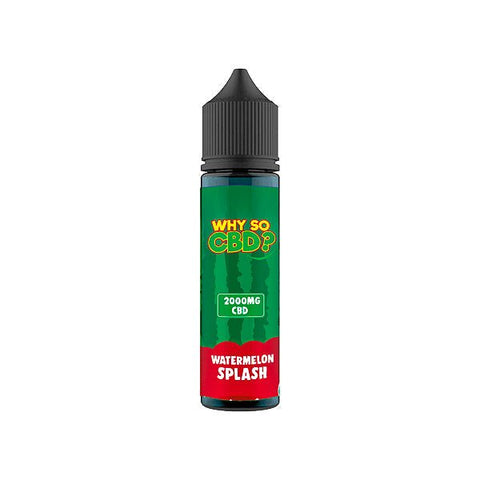 Why So CBD? 2000mg Full Spectrum CBD E - liquid 60ml - THWC Ltd