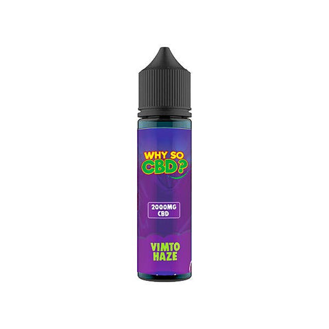 Why So CBD? 2000mg Full Spectrum CBD E - liquid 60ml - THWC Ltd
