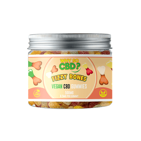 Why So CBD? 500mg CBD Small Vegan Gummies - 11 Flavours - THWC Ltd