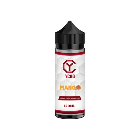 yCBG 1000mg CBD + 1000mg CBG E - liquid 120ml - THWC Ltd
