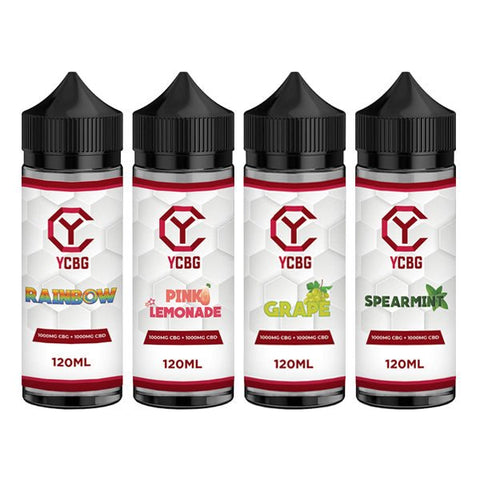 yCBG 1000mg CBD + 1000mg CBG E - liquid 120ml - THWC Ltd