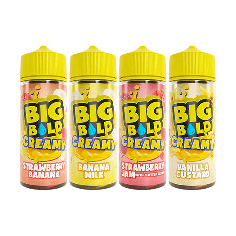 0mg Big Bold Creamy Series 100ml E-liquid (70VG/30PG) - THWC Ltd