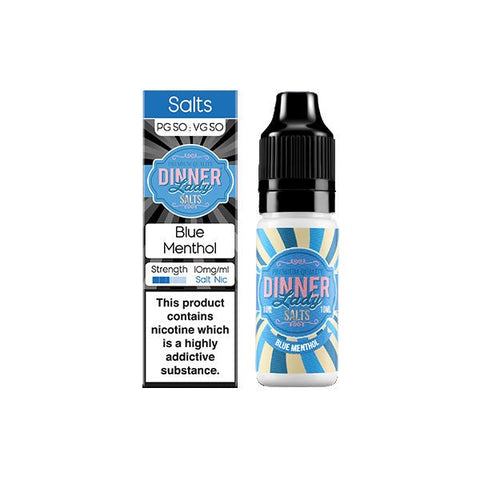 10mg Dinner Lady Menthol Salts 10ml Nic Salts (50VG/50PG) - The Hemp Wellness Centre