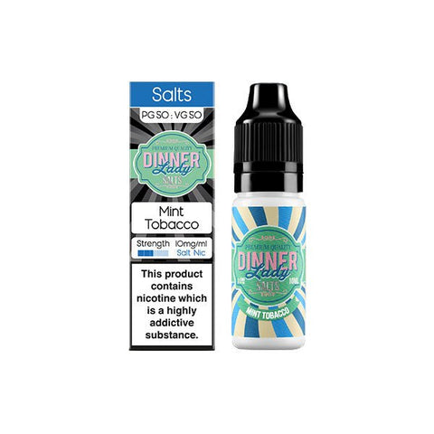 10mg Dinner Lady Tobacco Salts 10ml Nic Salts (50VG/50PG) - The Hemp Wellness Centre