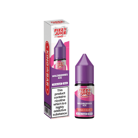 10mg Fizzy Juice King Bar 10ml Nic Salts (50VG/50PG) - The Hemp Wellness Centre