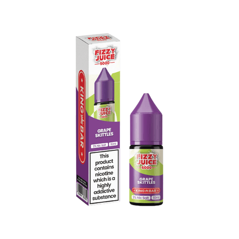 10mg Fizzy Juice King Bar 10ml Nic Salts (50VG/50PG) - The Hemp Wellness Centre