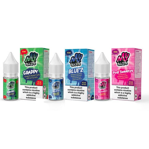 10mg My Salts Nic Salts 10ml (50VG/50PG) - The Hemp Wellness Centre