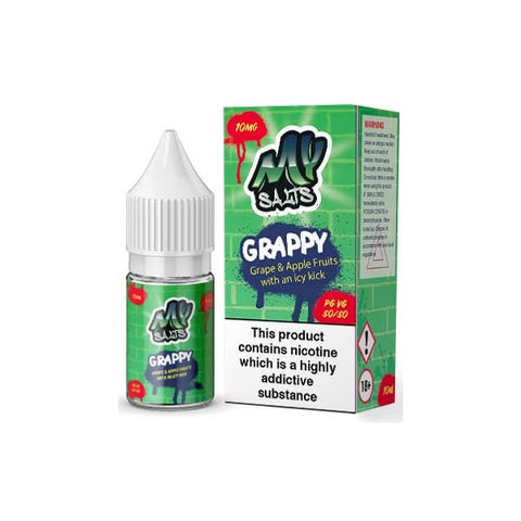 10mg My Salts Nic Salts 10ml (50VG/50PG) - The Hemp Wellness Centre