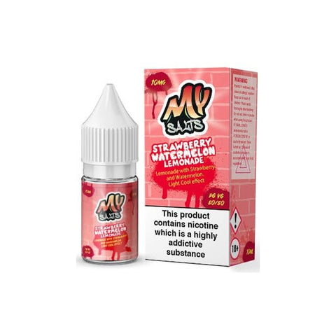 10mg My Salts Nic Salts 10ml (50VG/50PG) - The Hemp Wellness Centre