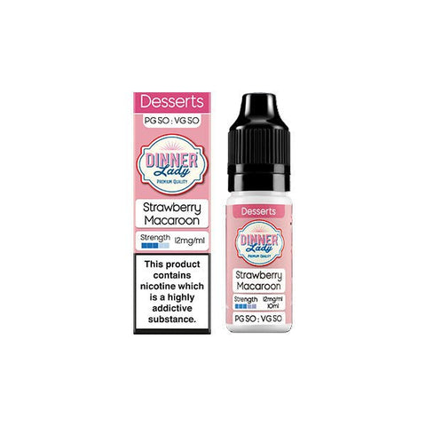 12mg Dinner Lady 50:50 Desserts 10ml (50VG/50PG) - The Hemp Wellness Centre