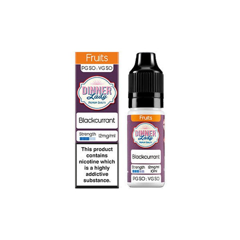 12mg Dinner Lady 50:50 Fruits 10ml (50VG/50PG) - The Hemp Wellness Centre