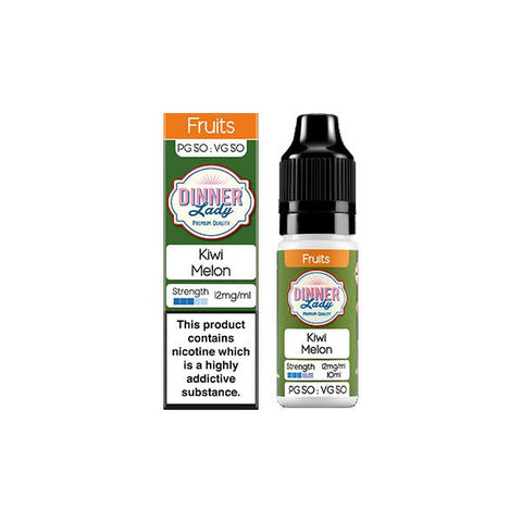 12mg Dinner Lady 50:50 Fruits 10ml (50VG/50PG) - The Hemp Wellness Centre