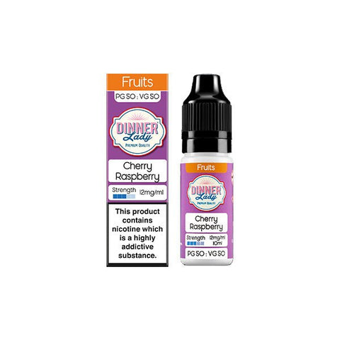 12mg Dinner Lady 50:50 Fruits 10ml (50VG/50PG) - The Hemp Wellness Centre