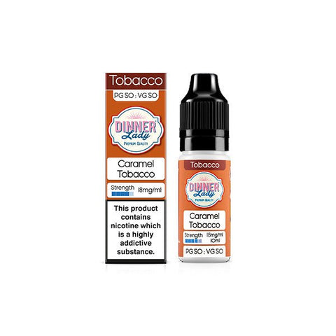18mg Dinner Lady 50:50 Tobacco 10ml (50VG/50PG) - The Hemp Wellness Centre