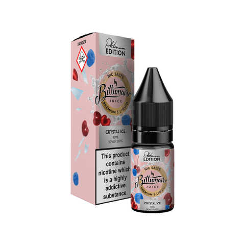 20mg Billionaire Juice Platinum Edition 10ml Nic Salts (50VG/50PG) - The Hemp Wellness Centre
