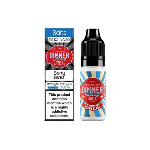 20mg Dinner Lady Fruits Salts 10ml Nic Salts (50VG/50PG) - The Hemp Wellness Centre