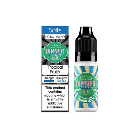 20mg Dinner Lady Fruits Salts 10ml Nic Salts (50VG/50PG) - The Hemp Wellness Centre