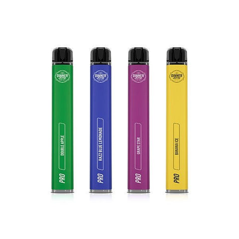 20mg Dinner Lady Vape Pen Pro Disposable Vaping Device 600 Puffs - The Hemp Wellness Centre