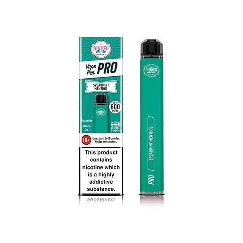 20mg Dinner Lady Vape Pen Pro Disposable Vaping Device 600 Puffs - The Hemp Wellness Centre