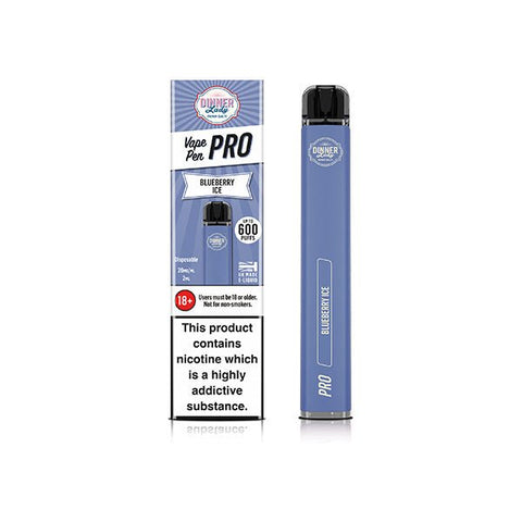20mg Dinner Lady Vape Pen Pro Disposable Vaping Device 600 Puffs - The Hemp Wellness Centre