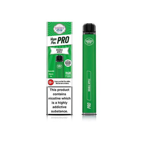 20mg Dinner Lady Vape Pen Pro Disposable Vaping Device 600 Puffs - The Hemp Wellness Centre