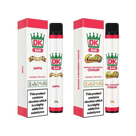 20mg DK Bar Disposable Vape Device 575 Puffs - The Hemp Wellness Centre