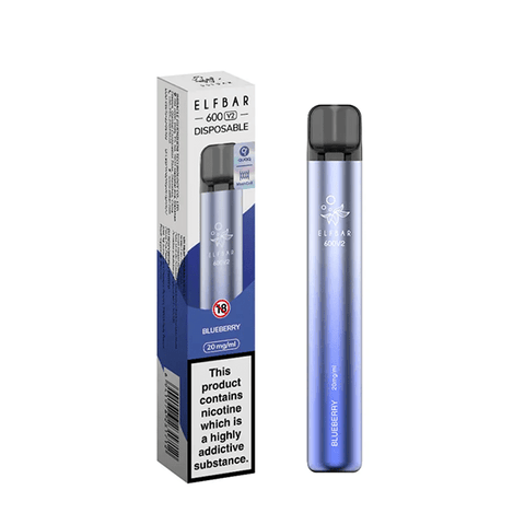 20mg ELF Bar 600 V2 Disposable Vaping Device 600 Puffs - THWC Ltd